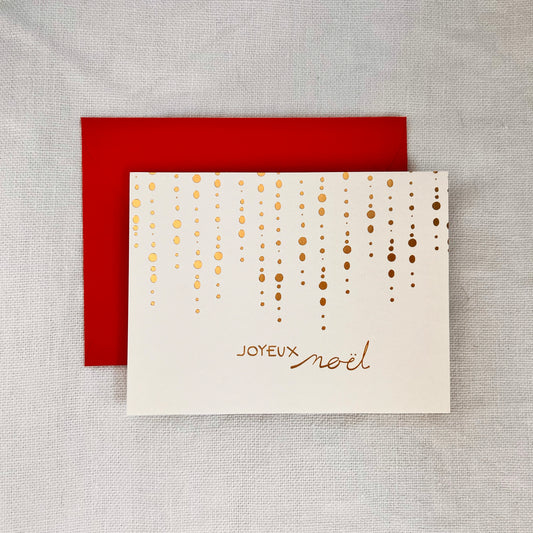 Joyeux Noel Greeting Card