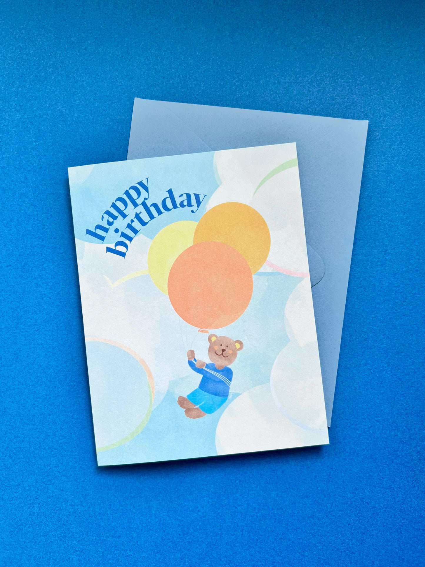 Birthday Bear Greeting Card