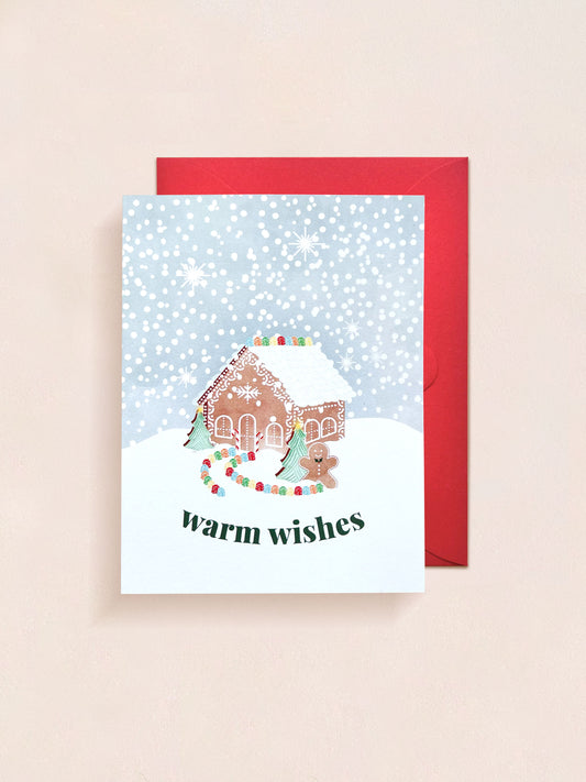 Gingerbread House Greeting Card