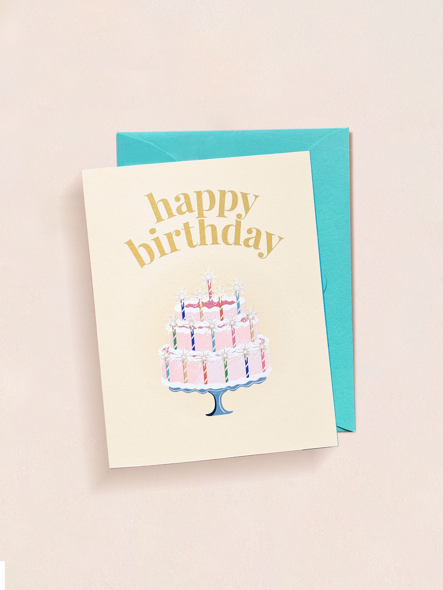 Birthday Cake Greeting Card