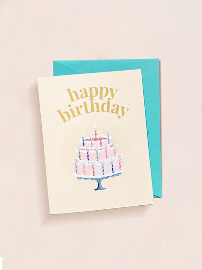 Birthday Cake Greeting Card